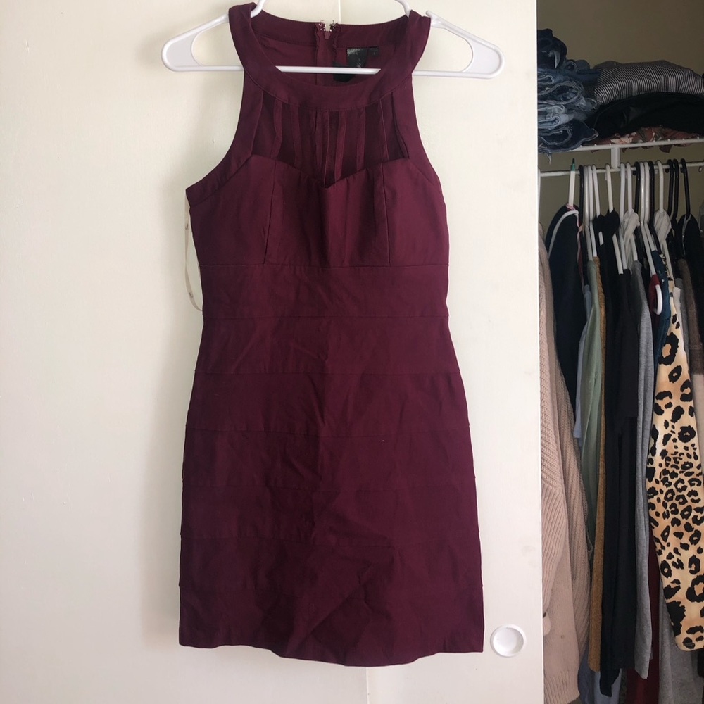 Maroon dress
